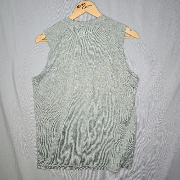 Under Armour Men's Heatgear Tank Top Gray Size SM - Picture 2 of 6